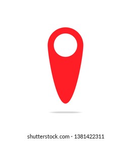 Location Pin GPS Pointer Travel Button Marker Illustration Symbol