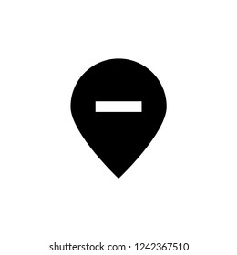  Location pin  icon. Businesscard sign