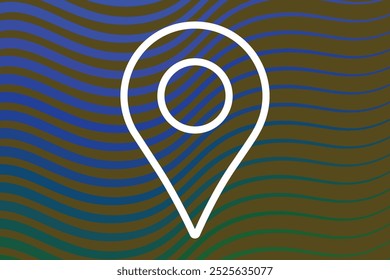 Location pin icon Location Creative Icon Design Location Vector Background Icon For Personal And Commercial Use. Pro Vector