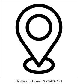 Location Pin Icon Element For Design