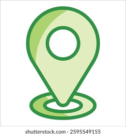 Location Pin Icon Element For Design