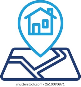 Location Pin Icon Element For Design