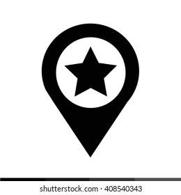 Location Pin Icon Illustration design