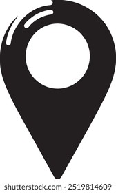 Icono de pin de ubicación Icono de ubicación Vector EPS Archivo
