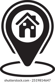 local ícone pin local ícone incon vetor arquivo eps
