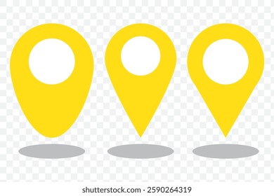 Location pin. Location Pin Icon, Map And Navigation Icon. Isolated Silhouette Vector Icon. EPS 10.