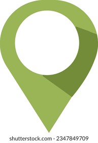 Icono de alfiler de ubicación. Marcador de posición del pin de asignación. Icono de ubicación. Conjunto de iconos del puntero del marcador de mapa. Colección de símbolos de ubicación GPS. Estilo plano - vector de stock.