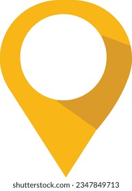 Icono de alfiler de ubicación. Marcador de posición del pin de asignación. Icono de ubicación. Conjunto de iconos del puntero del marcador de mapa. Colección de símbolos de ubicación GPS. Estilo plano - vector de stock.