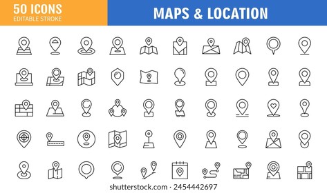 Location pin icon. Map pin place marker. Location icon. Map marker pointer icon set. GPS location symbol collection. 