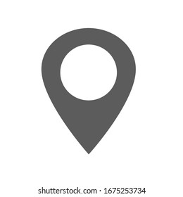 Location pin icon. Map sign.