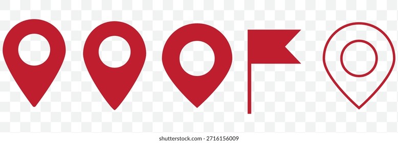 Pin-Symbol für Position. Minimaler Kartenmarkierungsvektor für Navigationsanwendungen. Geotag-Zeigermarkierung Ort und Positionssymbol. Piktogramm-Konzept für sauberes Zielpunktzeichen.