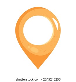 location pin icon on white background