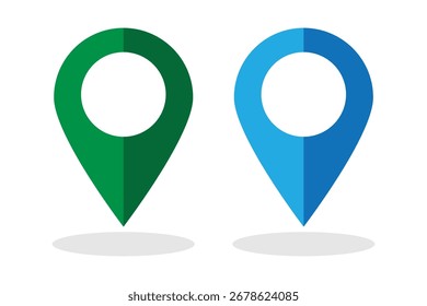 Location pin icon set map pointer gps navigation marker. Location icon set, Map pin place marker.
