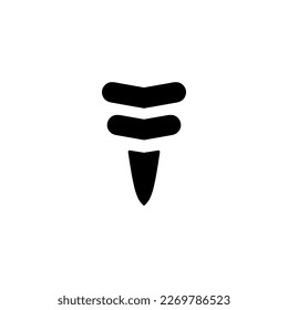 Icono de alfiler de ubicación. Símbolo de fondo de afiches de la compañía de viajes de estilo sencillo. Elemento de diseño del logotipo de la marca del pin de ubicación. Impresión de camisetas de alfiler de ubicación. vector para pegatina.