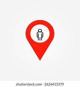 location pin icon symbol ilustration vector eps 10 logo template
