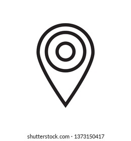 location pin icon vector