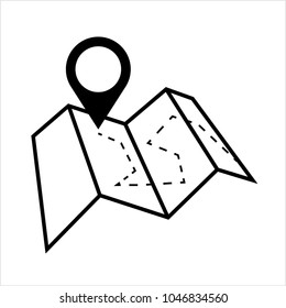 Location Pin Icon Vector Art Illustration