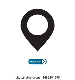 Location pin icon, vector design 