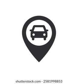 Location pin. Location icon. Vector pin. Pin icon vector. Gps sign. Map pointer. Navigate sign. Charging station. Gas station. Electric charging. Position indicator. Pointer. Parking sign. Auto icon. 