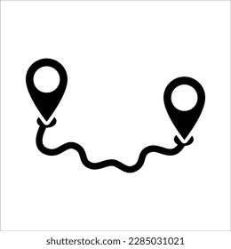 Icono de icono de ubicación Icono de vectores Ilustración gráfica