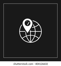 location pin icon. location pin vector illustration