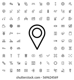 location pin icon vector illustration sign symbol