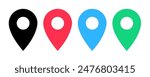 location pin icon vector. symbol, sign, app
