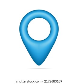 Location pin icon vector. Location symbol or location mark.