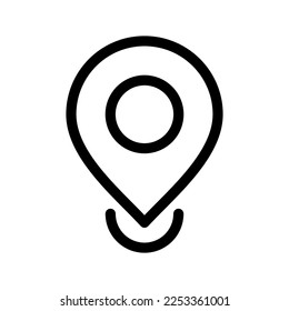 Location Pin Icon Vector Symbol Design Illustration