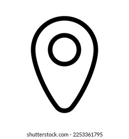 Location Pin Icon Vector Symbol Design Illustration