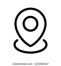Location Pin Icon Vector Symbol Design Illustration