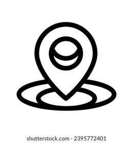 Location Pin Icon Vector Symbol Design Illustration