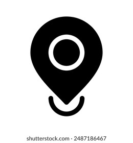 Location Pin Icon Vector Symbol Design Illustration