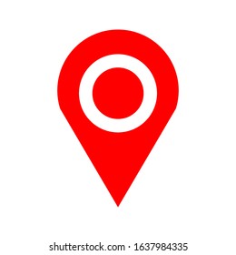 location pin icon,check-in loaction icon vector with a white background