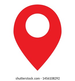 location pin map icon or logo illustration. Perfect use for website, pattern, design, etc.