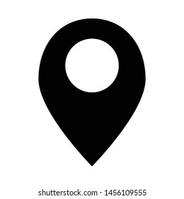 location pin map icon or logo illustration. Perfect use for website, pattern, design, etc.