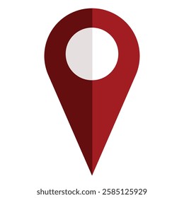 Location pin Map icon.  route map vector illustration.