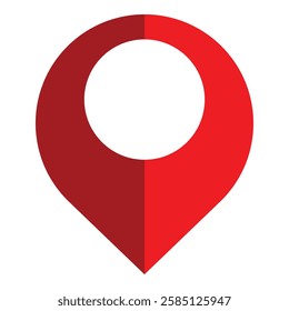 Location pin Map icon.  route map vector illustration.