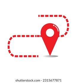 Location Pin Map Symbol Vektorgrafik