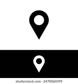 Location Pin, Map Marker, Destination Icon, vector, logo, clipart, illustration design. Editable location pin icon design.