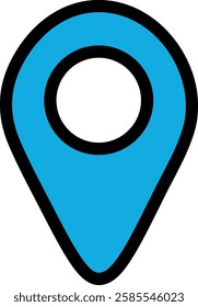 location pin, map marker, gps