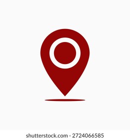 Location Pin Map Marker Icon for Navigation and Destination