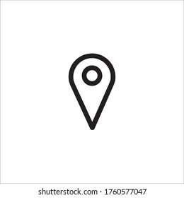 plantilla de diseño vectorial de marca de pin de ubicación
