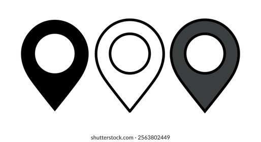 Location Pin Multiple Styles Set