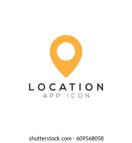 Location Pin Navigation Logo Template