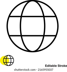 Location Pin Navigation Vector Line Icon