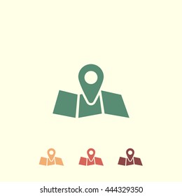 location pin on map icon