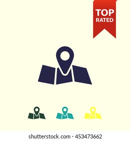 location pin on map icon