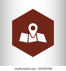 location pin on map icon