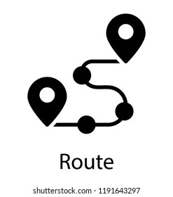 A location pin over a map depicting map navigation  